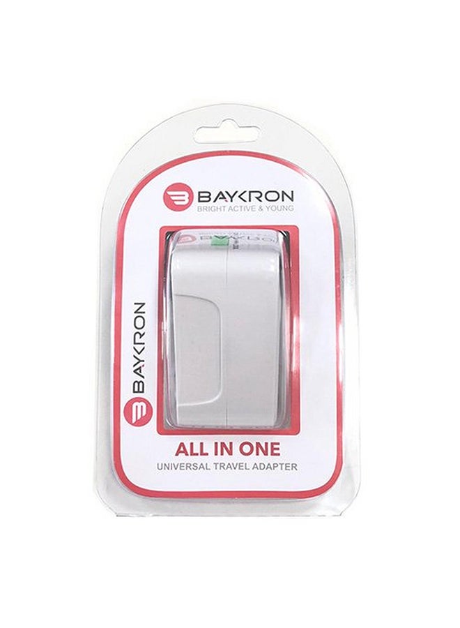 Baykron ITC001 Universal Travel Adapter White  - Image 2