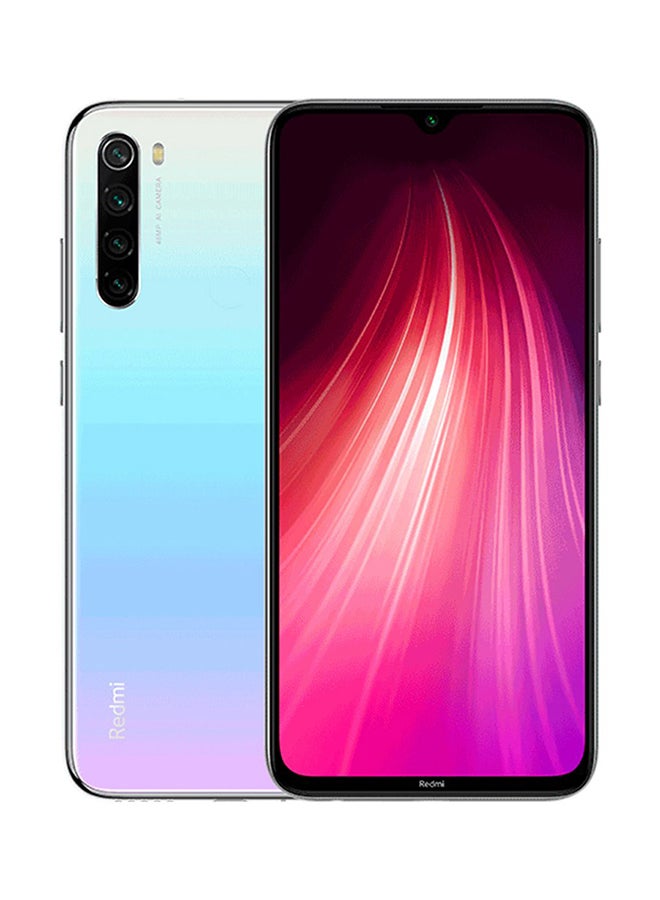 Xiaomi - Redmi Note 8 Dual SIM Moonlight White 4GB RAM 128GB 4G LTE - Image 1