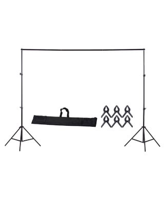 Adjustable Studio Background Backdrop Stand Kit Black - v1571901451/N30681986A_1