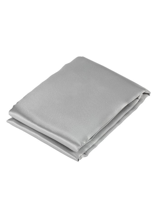 طقم وسادات مقاس كوين مكون من قطعتين بوليستر رمادي 20x30بوصة  - Image 2