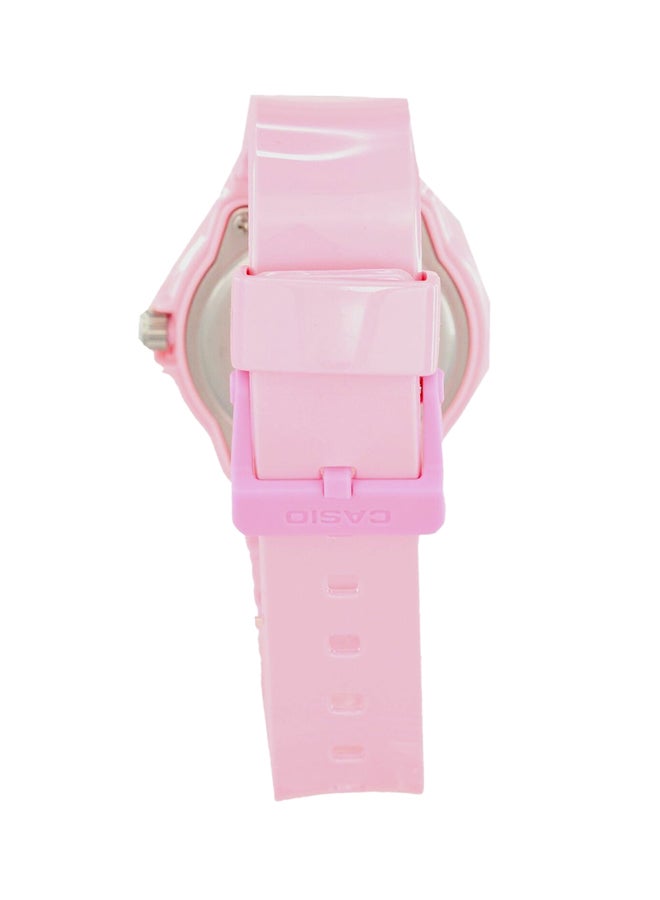 كاسيو ساعة يد كوارتز بعقارب وسوار من الإستانلس ستيل طراز LRW-200H-4B2V - مقاس 33 مم - لون وردي للنساء - Image 2