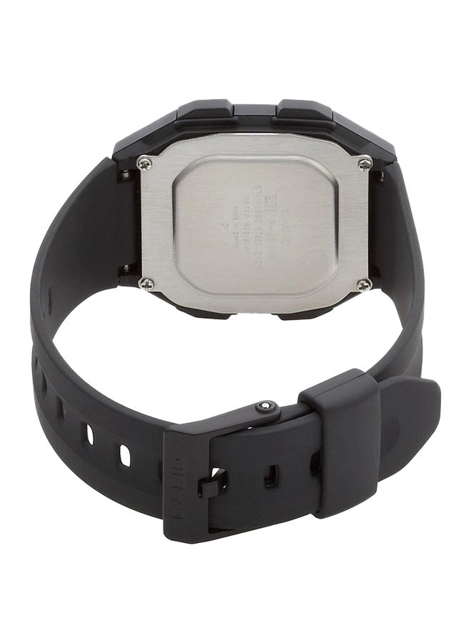 CASIO Men's Illuminator Quartz Digital Watch F-201WA-9ADF - 34 mm - Black  - Image 2