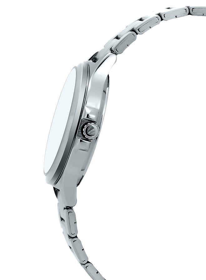 كاسيو ساعة يد إنتيسر كوارتز بعقارب طراز LTP-V300D-2AUDF - 34 مم - فضي للرجال - Image 3