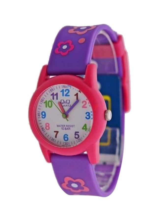Q&Q - Girls' Water Resistant Analog Watch VR99j001Y - Image 1