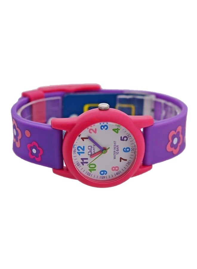 Q&Q - Girls' Water Resistant Analog Watch VR99j001Y - Image 1