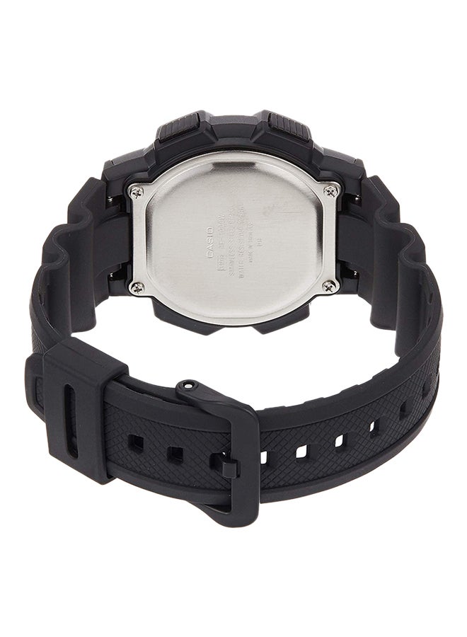 كاسيو ساعة يد رقمية بسوار من الراتينج مقاومة للماء من سلسلة يوث طراز AE-1000W-1AVDF - مقاس 44 مم - لون أسود للرجال - Image 2