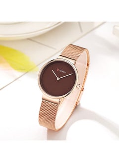 CURREN women Water Resistant Analog Watch 9016 - 30 mm - Rose Gold  - Image 2