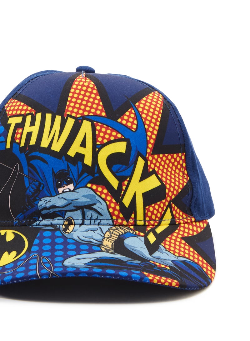 Batman Printed Cap Blue/Yellow  - Image 2