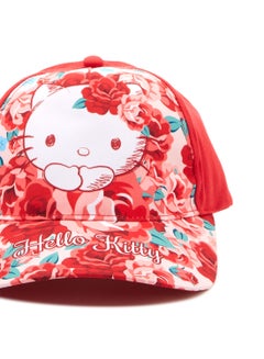 Hello Kitty Printed Cap Red  - Image 2