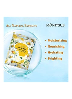 Mond'sub 12-Sheet Chamomile Pore-Minimising And Repairing Facial Mask Set 20ml  - Image 2