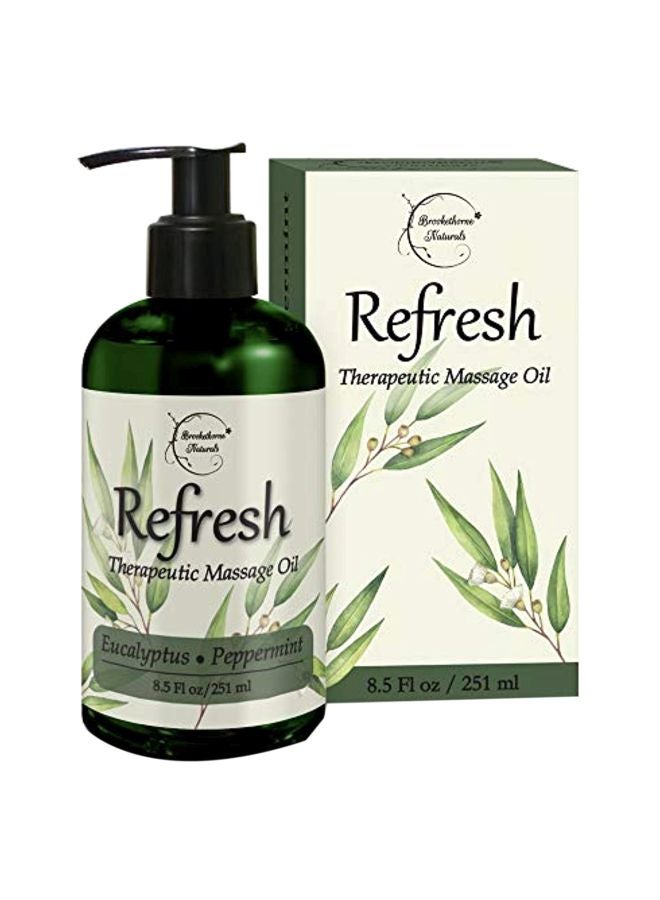brookethorne naturals - Therapeutic Massage Oil 251ml - Image 1