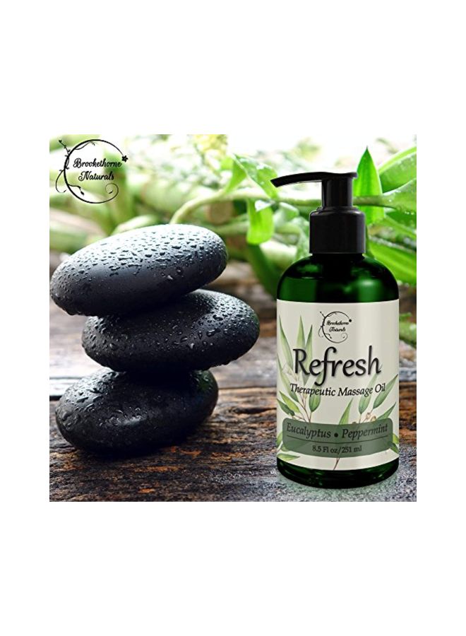 brookethorne naturals - Therapeutic Massage Oil 251ml - Image 1