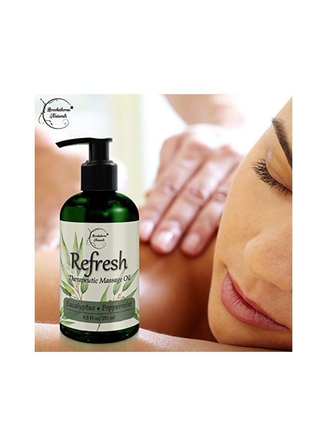 brookethorne naturals - Therapeutic Massage Oil 251ml - Image 1