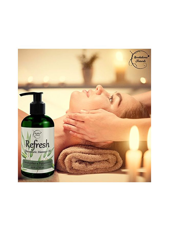 brookethorne naturals - Therapeutic Massage Oil 251ml - Image 1