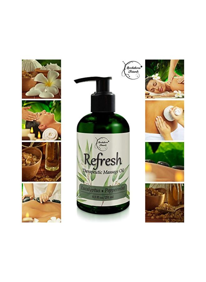 brookethorne naturals - Therapeutic Massage Oil 251ml - Image 1