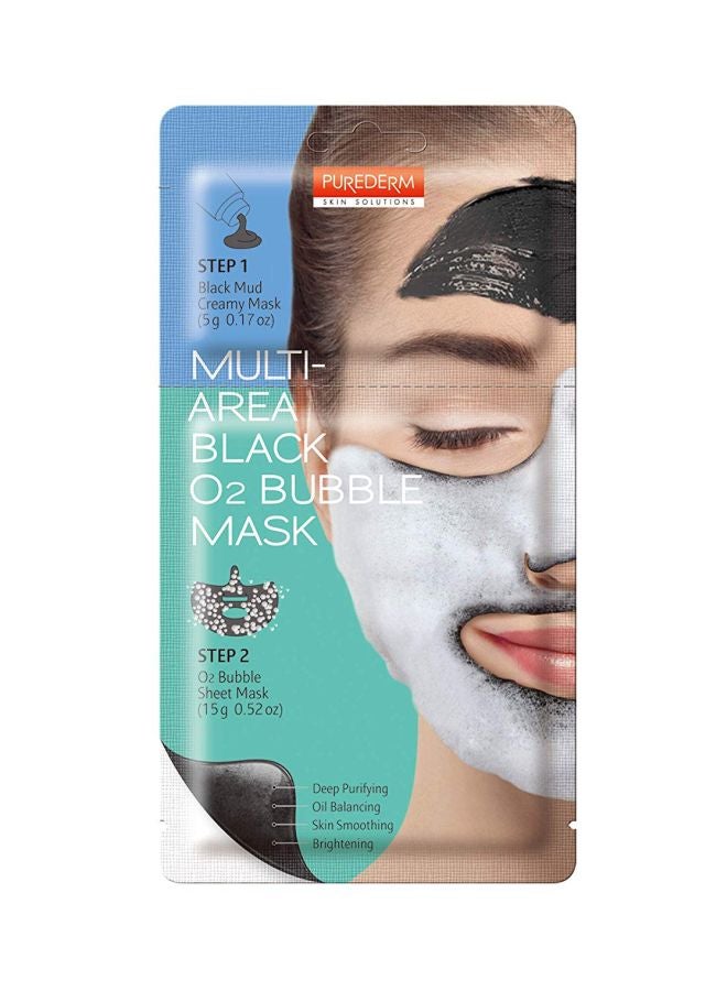 بيور ديرم ماسك الفقاعات مالتي-إيريا الأسود بالأكسجين - Image 2
