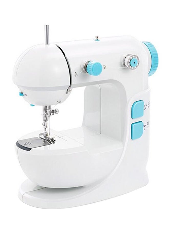 Mini Electric Sewing Machine With LED Foot Pedal FR006 Blue 