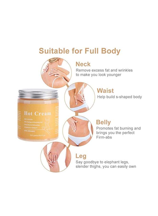 MQ Hot Cream Anti Cellulite Skin Toning And Slimming Gel 250grams - Image 4