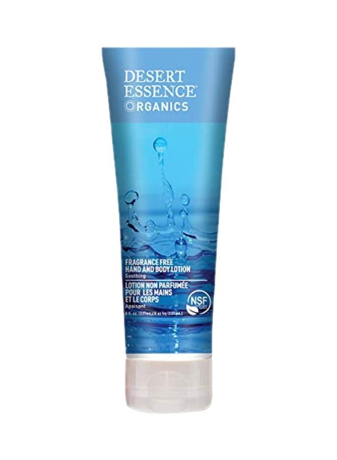 Desert Essence Organics - Fragrance Free Hand And Body Lotion - Image 1