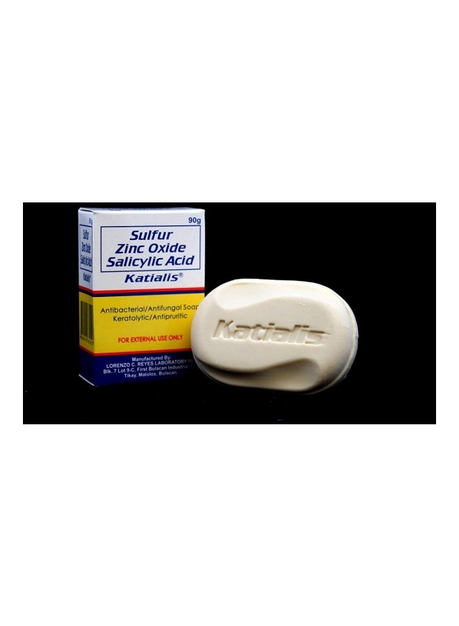 كاتياليس صابون مضاد للفطريات بخلاصة أكسيد الزنك وحمض الساليسيليك 90جرام - Image 2