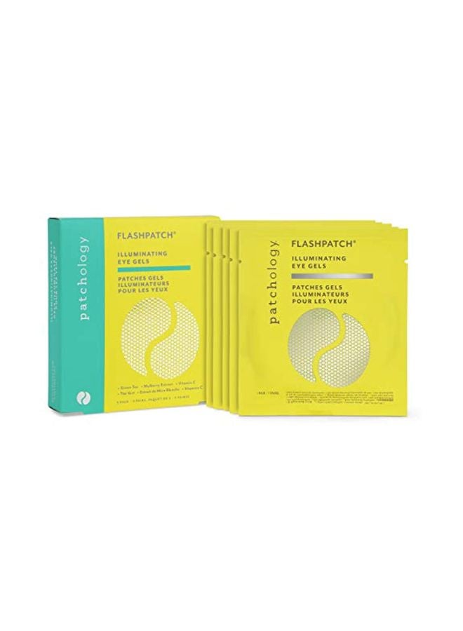 Patchology - 5 Pairs Flash Patch Illuminating Eye Gels - Image 1