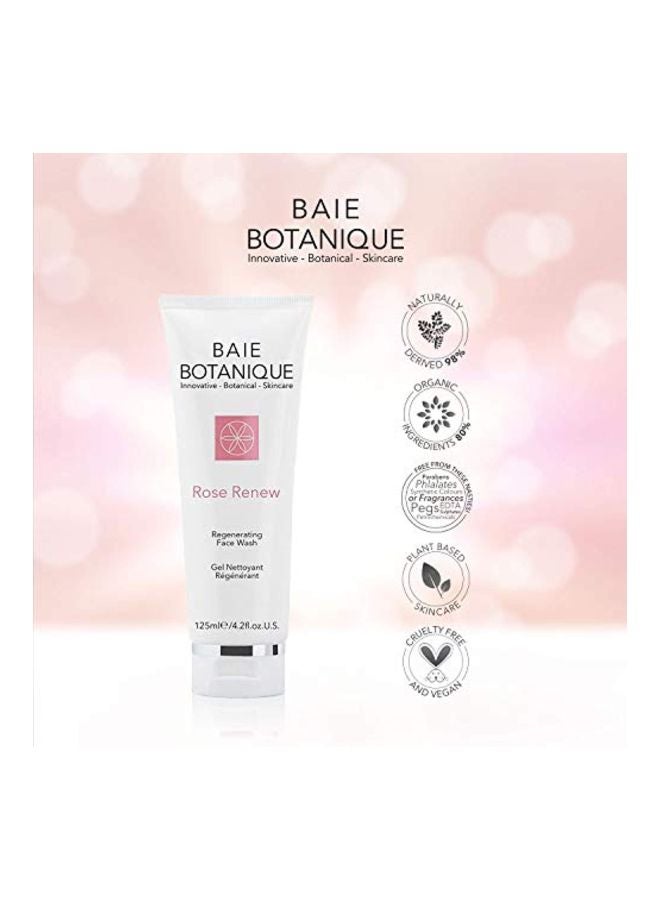 Baie Botanique - Rose Renew Regenerating Face Wash 125ml - Image 1