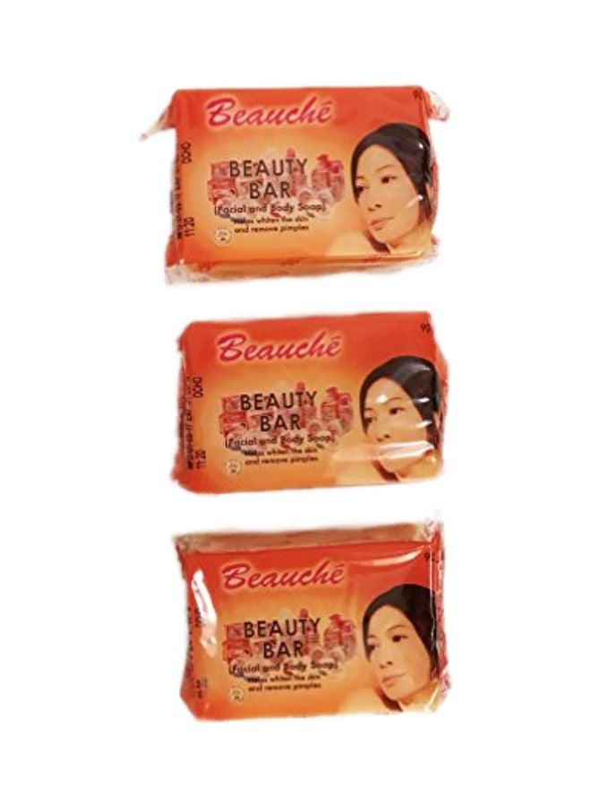 بيوشيه صابون للوجه والجسم، مجموعة من 3 قطع - Image 1