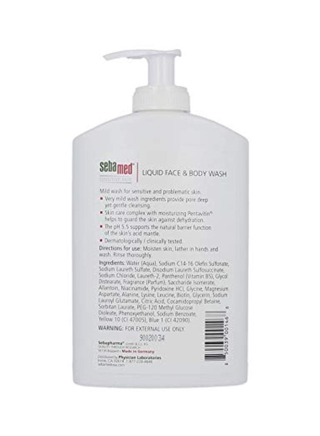 Sebamed Liquid Face And Body Wash With Pump - Image 3