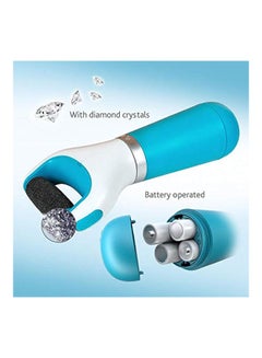 Amope Pedi Perfect Electronic Foot File Blue/White/Black  - Image 3