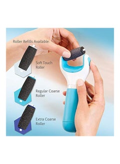 Amope Pedi Perfect Electronic Foot File Blue/White/Black  - Image 4