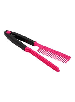 V Shape Comb Pink/Black