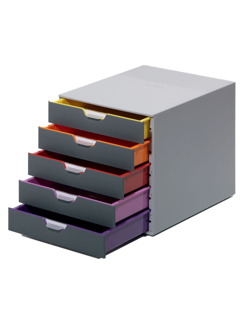 ديورابل خزانة ملفات مكونة من 5 أدراج متعدد الألوان - Image 1