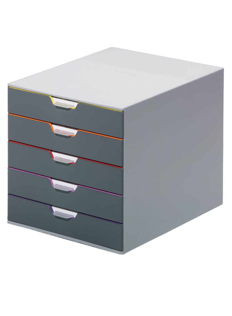 ديورابل خزانة ملفات مكونة من 5 أدراج متعدد الألوان - Image 2