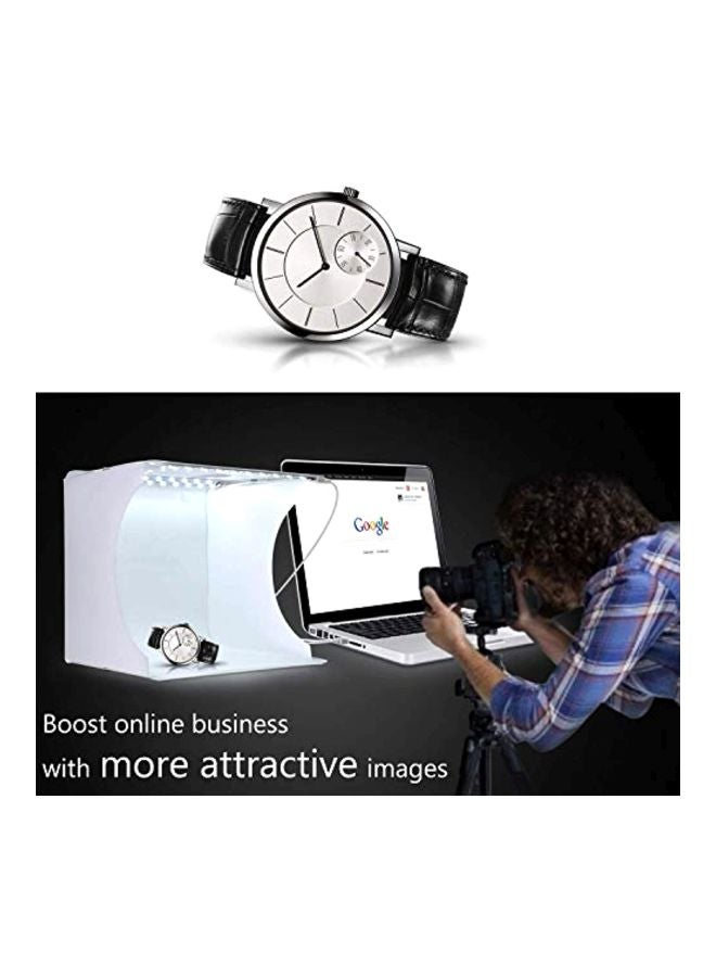 SLOW DOLPHIN Portable Photo Studio Box White  - Image 4