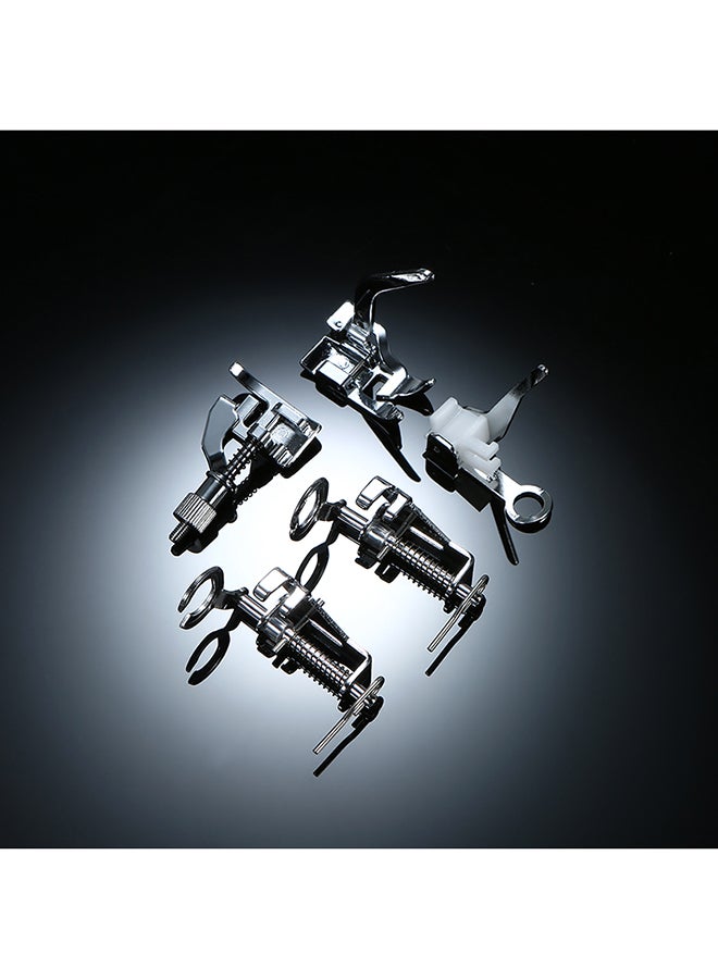 62 Piece Professional Domestic Sewing Machine Presser Foot Set Silver 31X2.8X28kg - Image 5