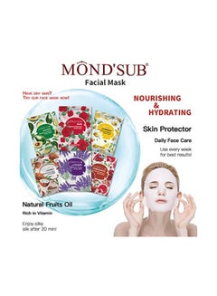 Mond'sub 6-Piece Facial Mask Sheet 20ml  - Image 3