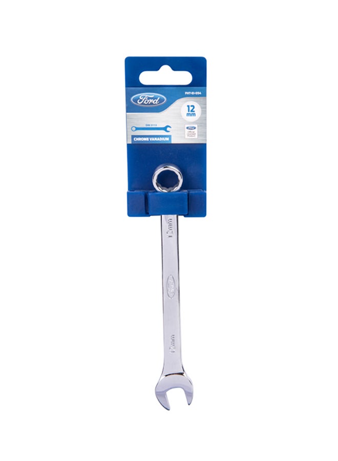 Ford - Chrome Vanadium Combination Metric Spanner, 12 mm, Fht-Ei-054, 1 Piece Silver 12mm - Image 1