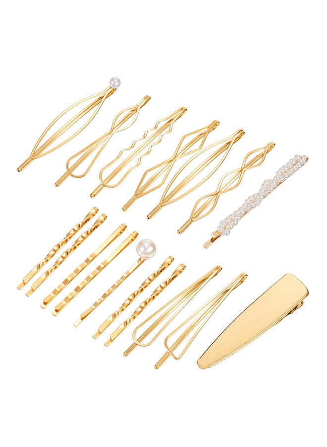 Yaomiao 17-Piece Hair Styling Hairpin Gold - Image 1