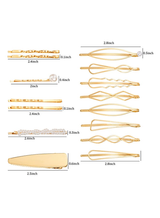 Yaomiao 17-Piece Hair Styling Hairpin Gold - Image 2