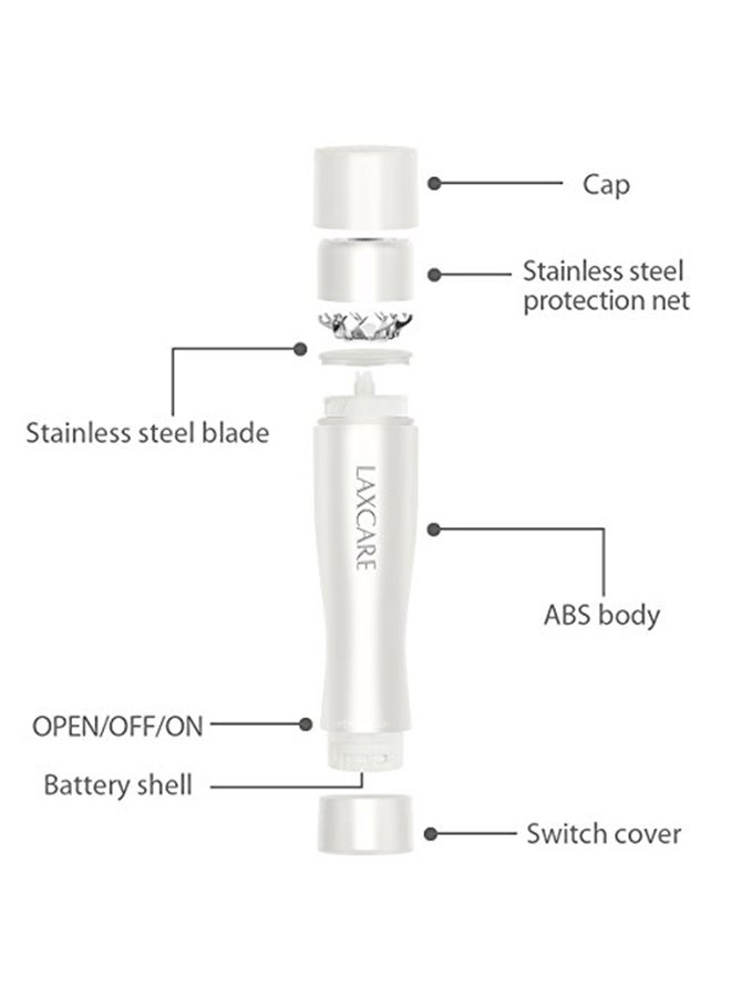laxcare - Painless Hair Remover White 2.8X0.98X2.9inch - Image 1
