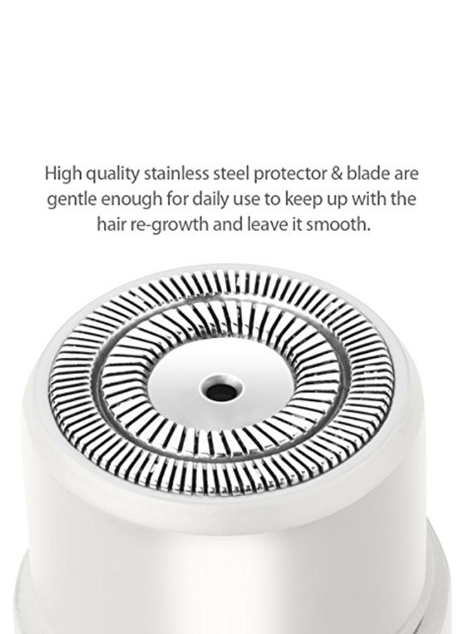 laxcare - Painless Hair Remover White 2.8X0.98X2.9inch - Image 1
