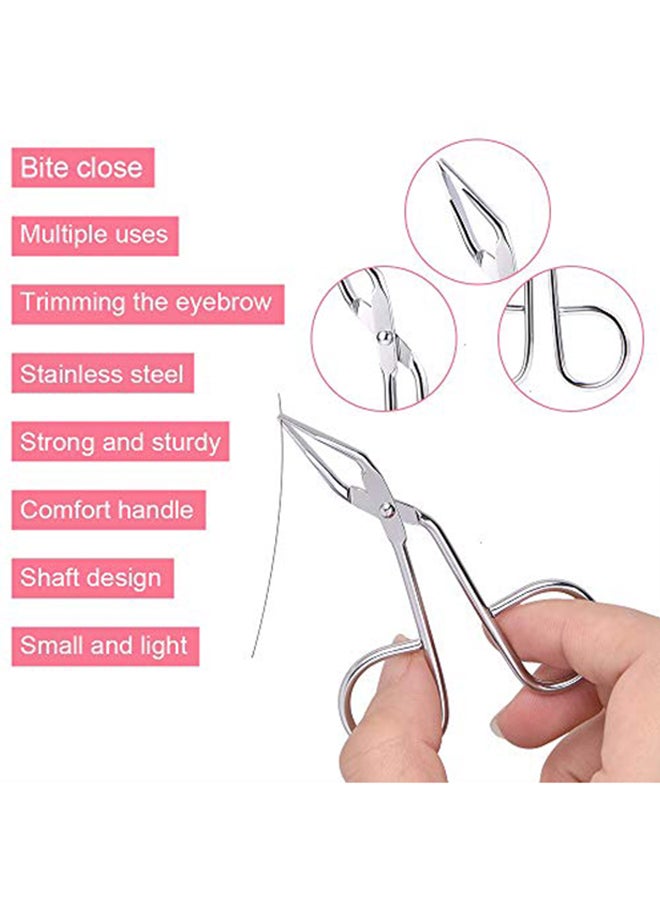 Mosuch Stainless Steel Eyebrow Tweezers Silver - Image 3