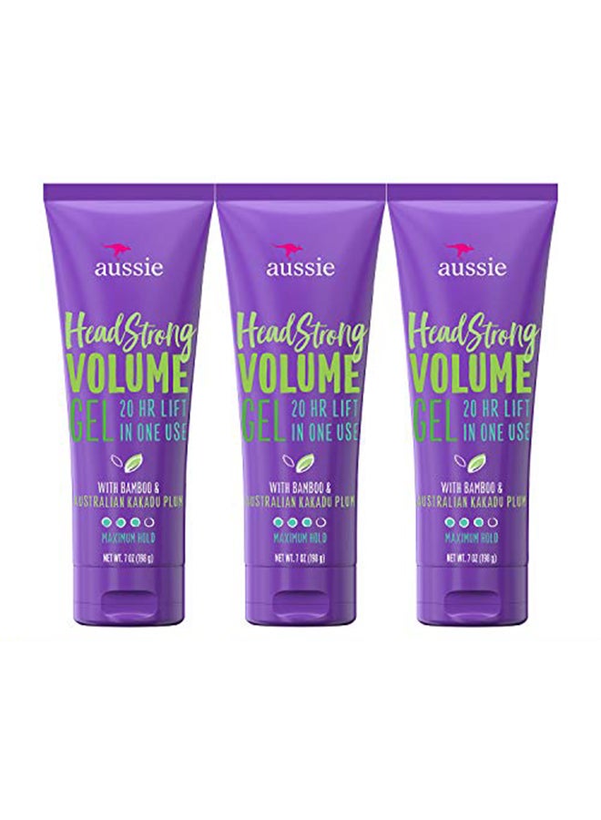 أوسي عبوات جل للشعر بخلاصة الخيزران وبرقوق الكاكادو من 3 قطع متعدد الألوان