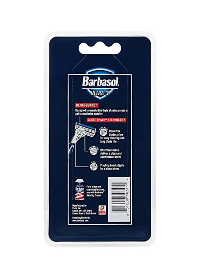 Barbasol 12-Piece Ultra Premium Disposable Razor Multicolour - Image 3