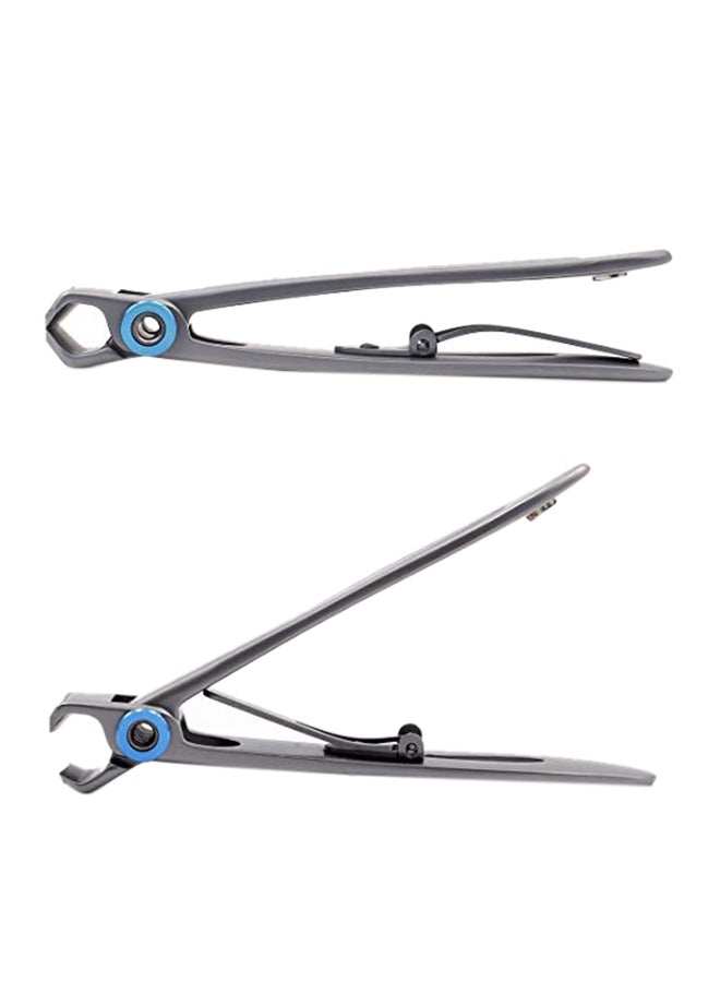 SZQHT 2-Piece Extra Wide Jaw Opening Nail Clipper Grey 2.8X0.98X2.9inch - Image 1