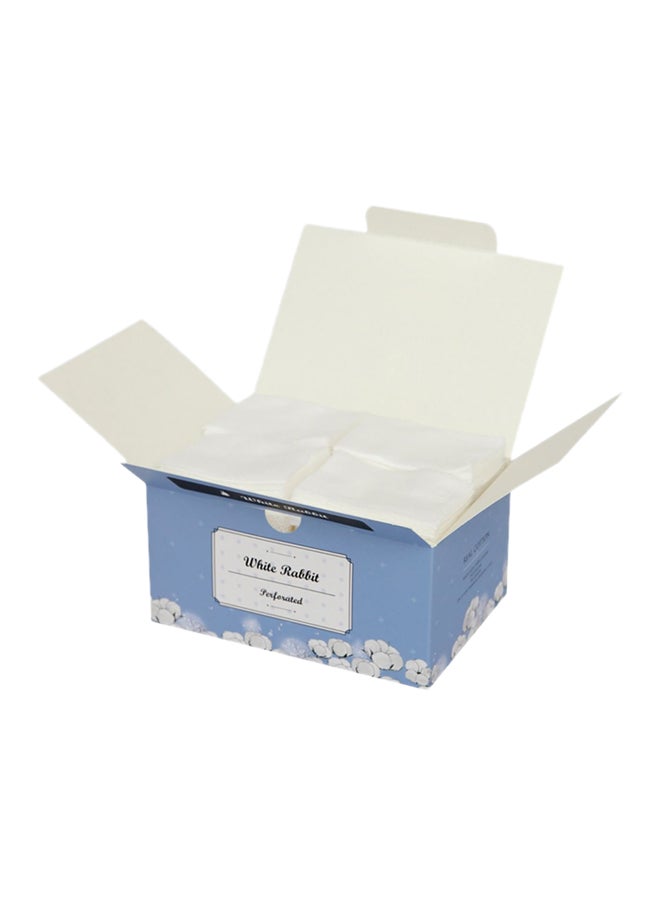 200-Piece Premium Cotton Pad Box White 2.8X0.98X2.9inch - v1571918860/N30483350A_1