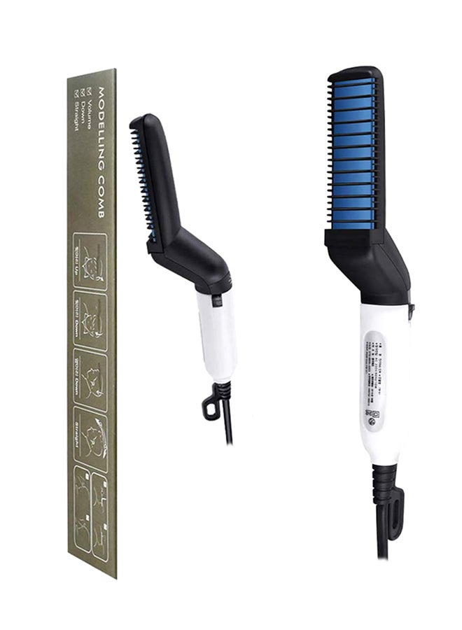 CHARMINER Electric Hair straightener Comb Black/White .968503935X0.236220462X3.49606296inch  - Image 1