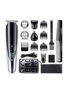 Hatteker 5-In_1 Professional Grooming kit Silver/Black 2.8X0.98X2.9inch 