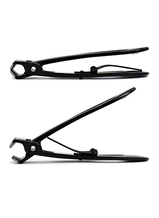 SZQHT 2-Piece Extra Wide Jaw Opening Nail Clipper Black - Image 1