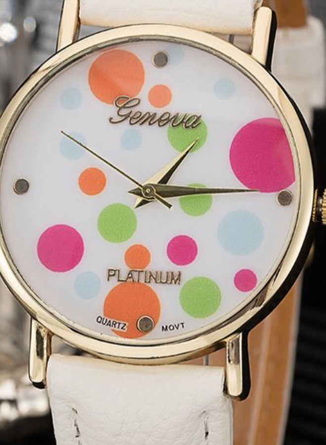 جنيفا ساعة يد بعقارب مستديرة بتصميم بمؤشر طراز 3815 3815 women - Image 2